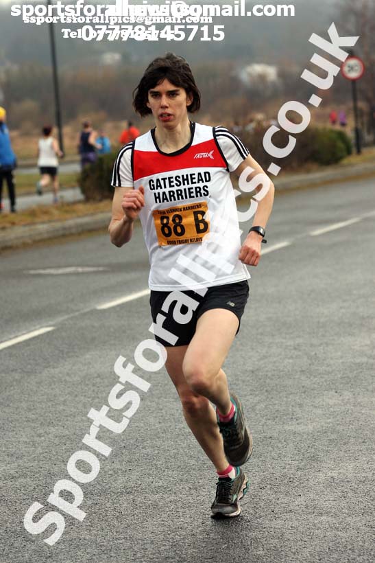 Senior womens Good Friday Elswick Harriers Relay, Newburn, Newcastle. Photo: David T. Hewitson/Sports for All Pics